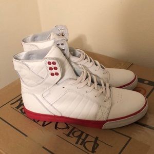 White Supra Skytops